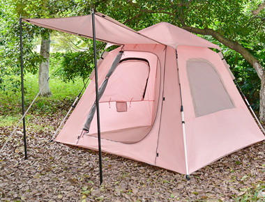 Semi-aluminum automatic tent