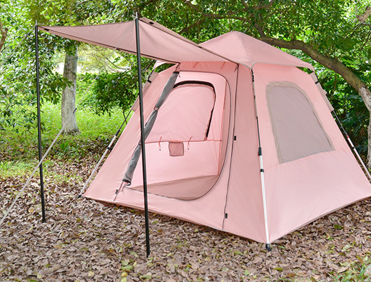 Semi-aluminum automatic tent