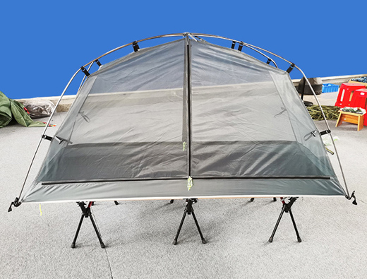 Single-person marching portable double-layer tent