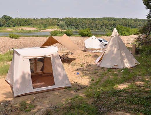 Indian spring tent