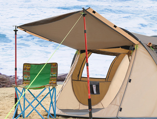 Full-automatic camping tent outdoor campers cast aside quickly