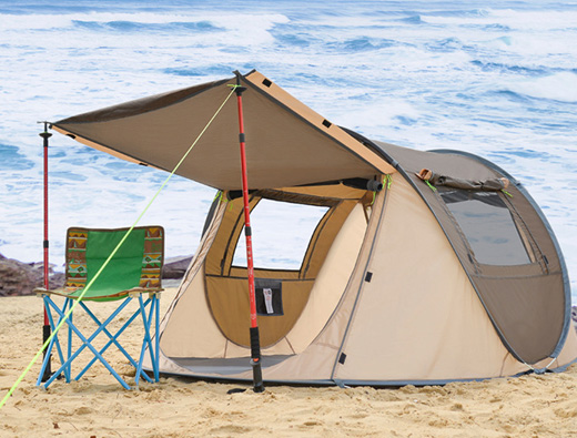 Full-automatic camping tent outdoor campers cast aside quickly