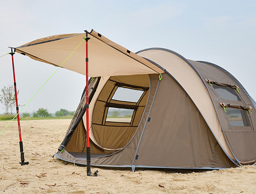 Full-automatic camping tent outdoor campers cast aside quickly