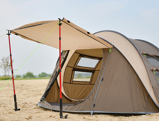 Full-automatic camping tent outdoor campers cast aside quickly