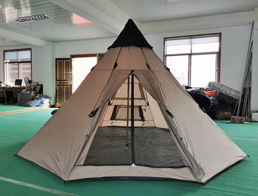 Outdoor 6-person camping tent