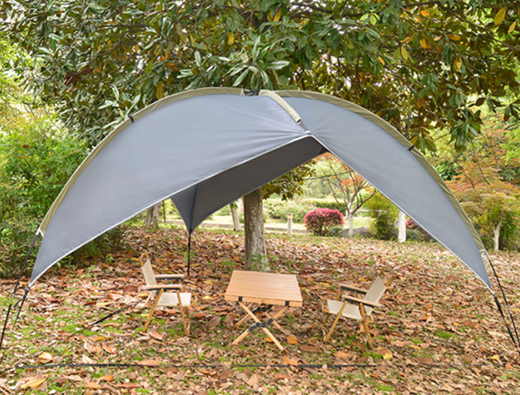 Large sunscreen and waterproof awning