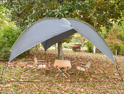 Large sunscreen and waterproof awning