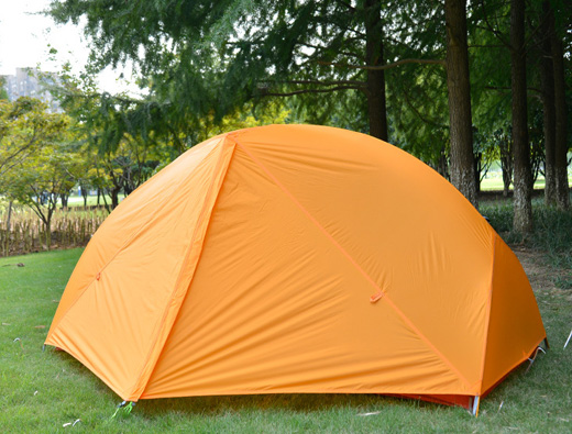 2-person super-light silicone-coated waterproof and wind-resistant tents